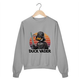 Nome do produtoDUCK VADER – O Poder da Força em Versão Pato - Moletom Fechado