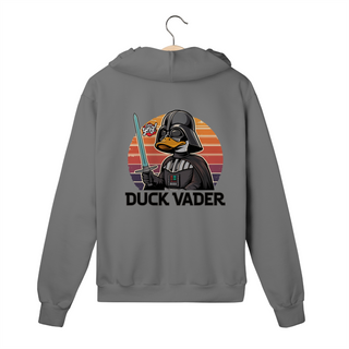 Nome do produtoDUCK VADER – O Poder da Força em Versão Pato - Moletom com Zíper