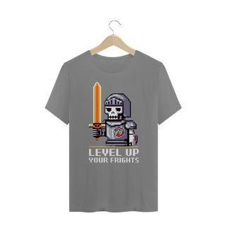 Nome do produtoCavaleiro Esquelético 8 Bits - Camiseta Plus Size