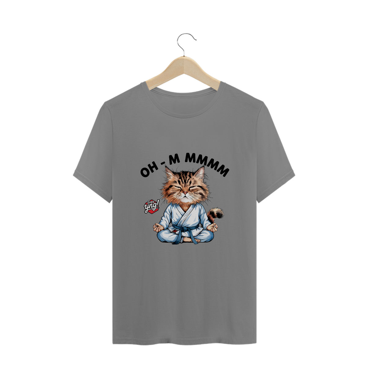 Nome do produto: Meditação Felina - Camiseta Plus Size