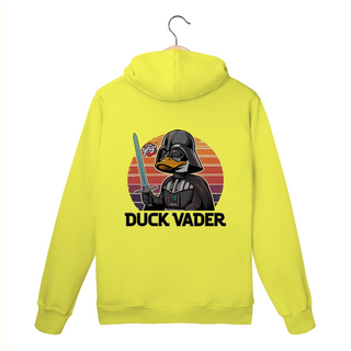 Nome do produtoDUCK VADER – O Poder da Força em Versão Pato - Moletom Canguru Costas