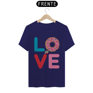 Nome do produtoAmor e Donuts - Camiseta Unissex