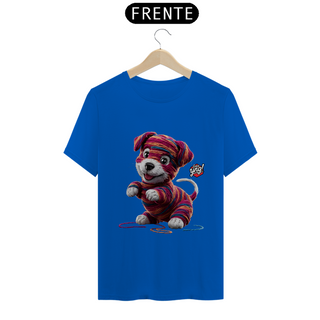 Nome do produtoCachorrinho artístico - Camiseta Unissex