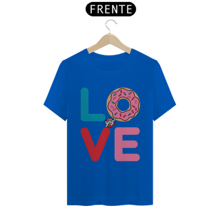 Nome do produtoAmor e Donuts - Camiseta Unissex