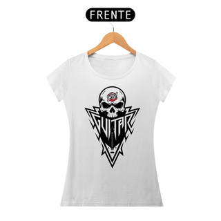 Nome do produtoCrânio Musical - Camiseta Feminina