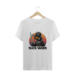 Nome do produtoDUCK VADER – O Poder da Força em Versão Pato - Camiseta Plus Size