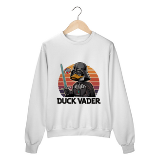 Nome do produtoDUCK VADER – O Poder da Força em Versão Pato - Moletom Fechado