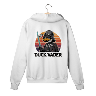 Nome do produtoDUCK VADER – O Poder da Força em Versão Pato - Moletom com Zíper