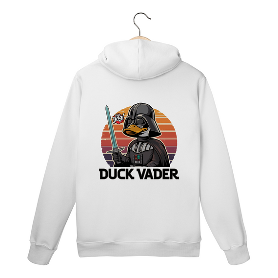 DUCK VADER – O Poder da Força em Versão Pato - Moletom Canguru Costas