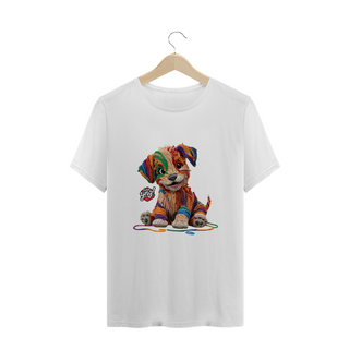 Nome do produtoCachorrinho de Fios - Camiseta Plus Size