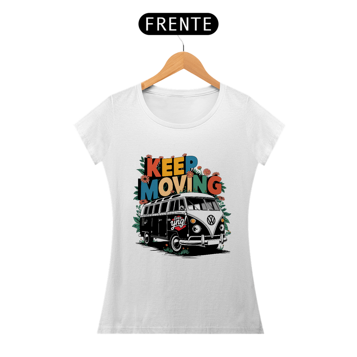 Nome do produto: Van da aventura - Camiseta Feminina