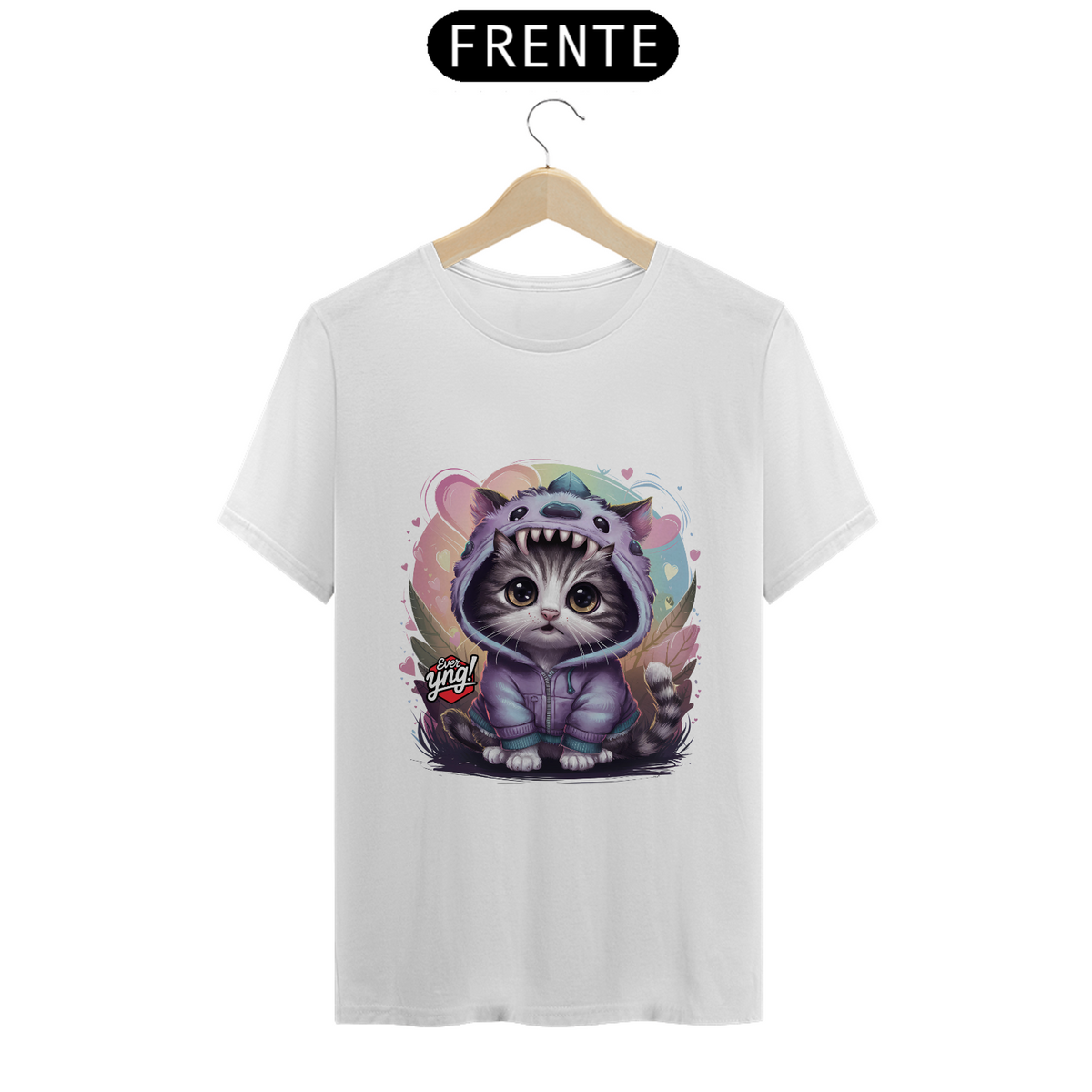 Nome do produto: Curiosidade Felina - Camiseta Unissex