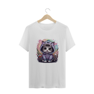 Curiosidade Felina - Camiseta Plus Size