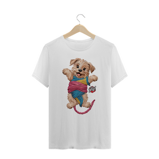 Nome do produtoCachorrinho brincalhão - Camiseta Plus Size