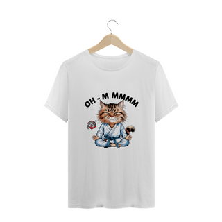 Nome do produtoMeditação Felina - Camiseta Plus Size