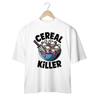 Nome do produtoCereal Assassino – O Café da Manhã Nunca Mais Será o Mesmo! - Camiseta Plus Size