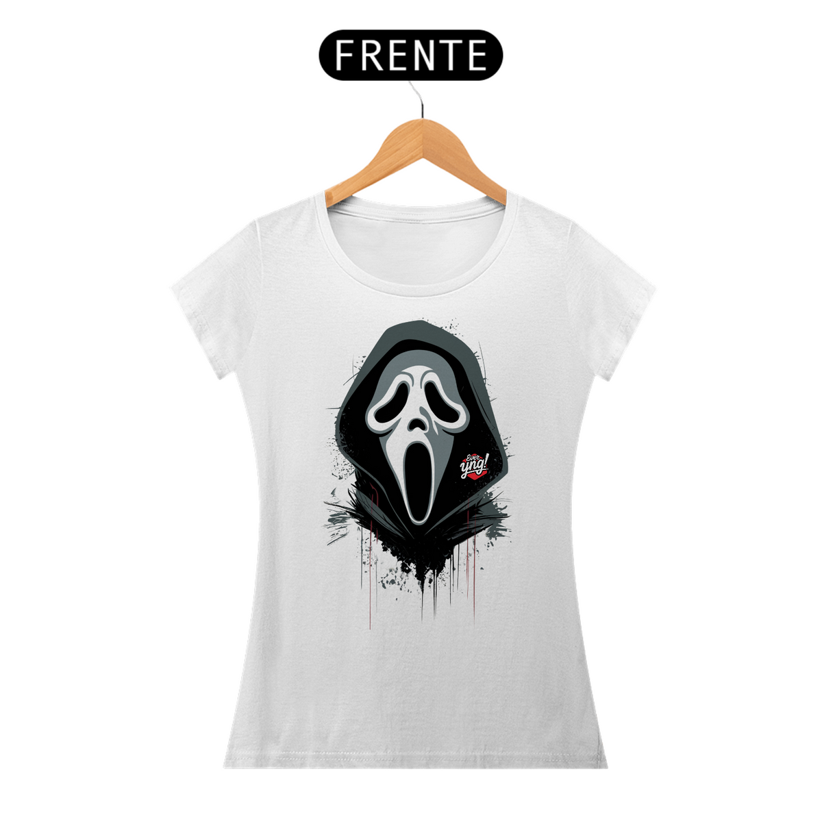 Nome do produto: O Grito Fantasmagórico - Camiseta Feminina