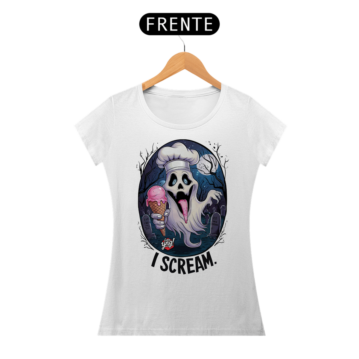 Nome do produto:  I Scream - Camiseta Feminina