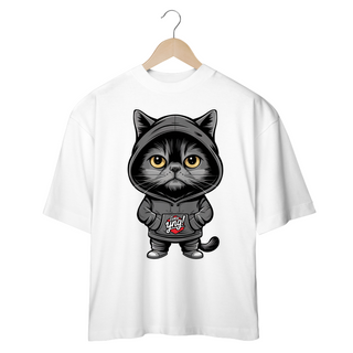 O Gato Enigmático - Camiseta Plus Size