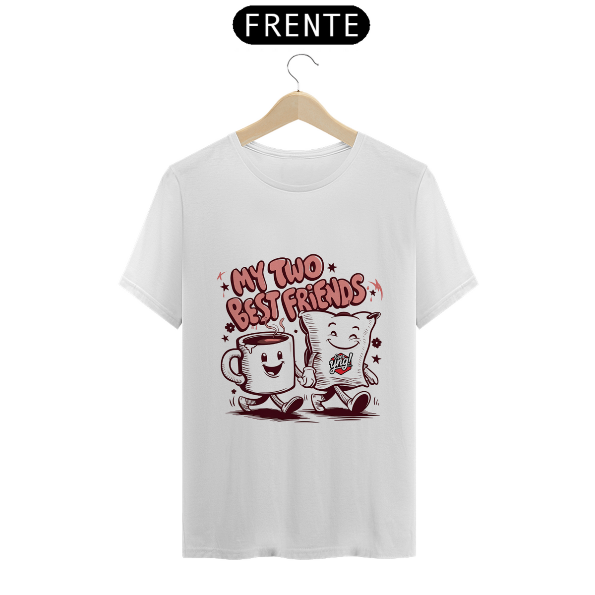 Nome do produto: Meus Dois Melhores Amigos - Camiseta