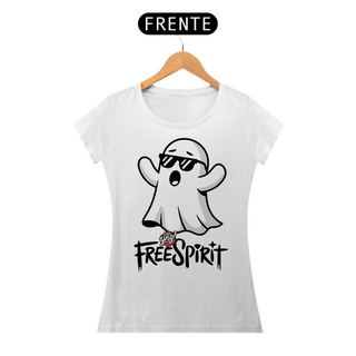 Fantasma Estiloso! Camiseta Feminina