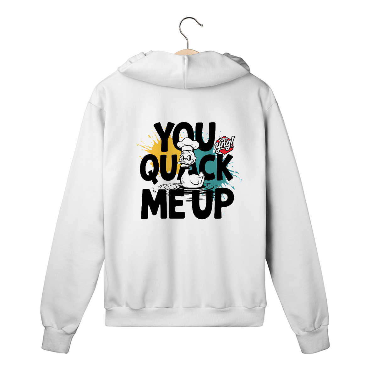 Nome do produto: You Quack Me Up - Moletom com Zíper