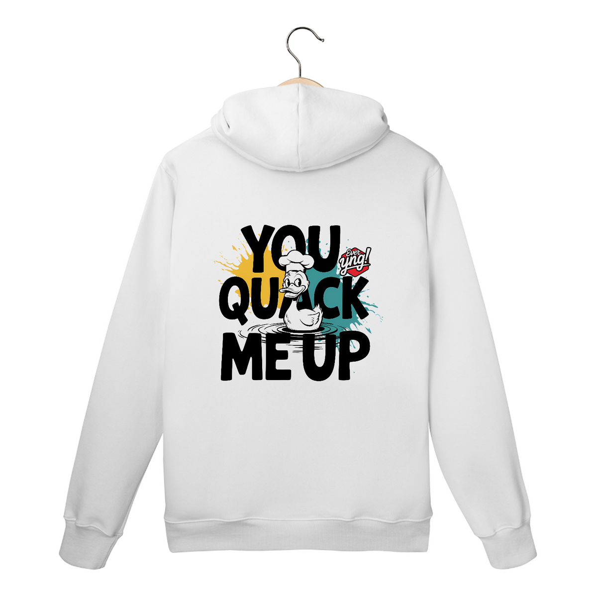 Nome do produto: You Quack Me Up - Moletom Canguru Costas