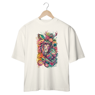 Nome do produtoAnimais do Abstrato - Camiseta Plus Size