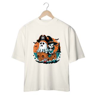 Nome do produtoNavegando no Halloween! Camiseta Plus Size