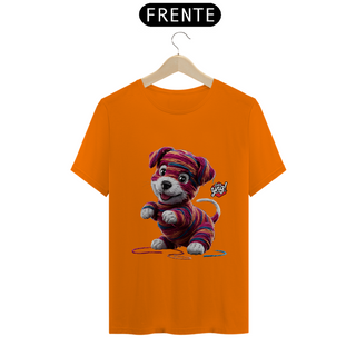 Nome do produtoCachorrinho artístico - Camiseta Unissex