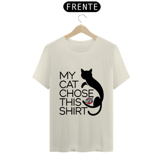 Nome do produtoMeu Gato Escolheu - Camiseta Unissex