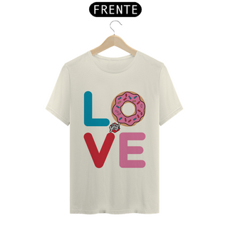 Nome do produtoAmor e Donuts - Camiseta Unissex