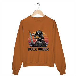 Nome do produtoDUCK VADER – O Poder da Força em Versão Pato - Moletom Fechado