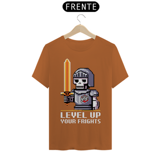 Nome do produtoCavaleiro Esquelético 8 Bits - Camiseta Unissex