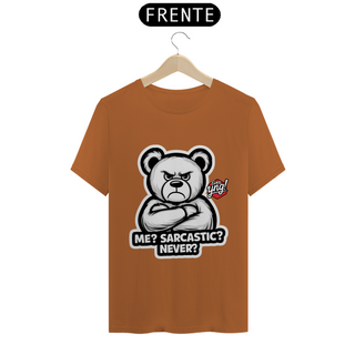 Nome do produtoSarcástico? Nunca! Camiseta