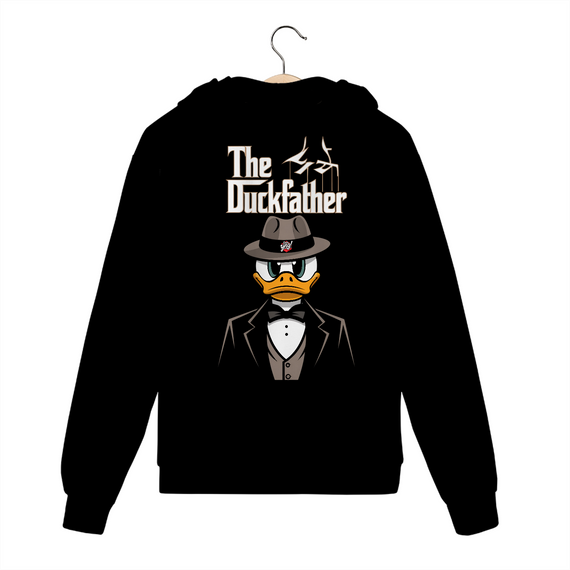 The Duckfather – Poder e Estilo em Uma Só Estampa - Moletom com Zíper