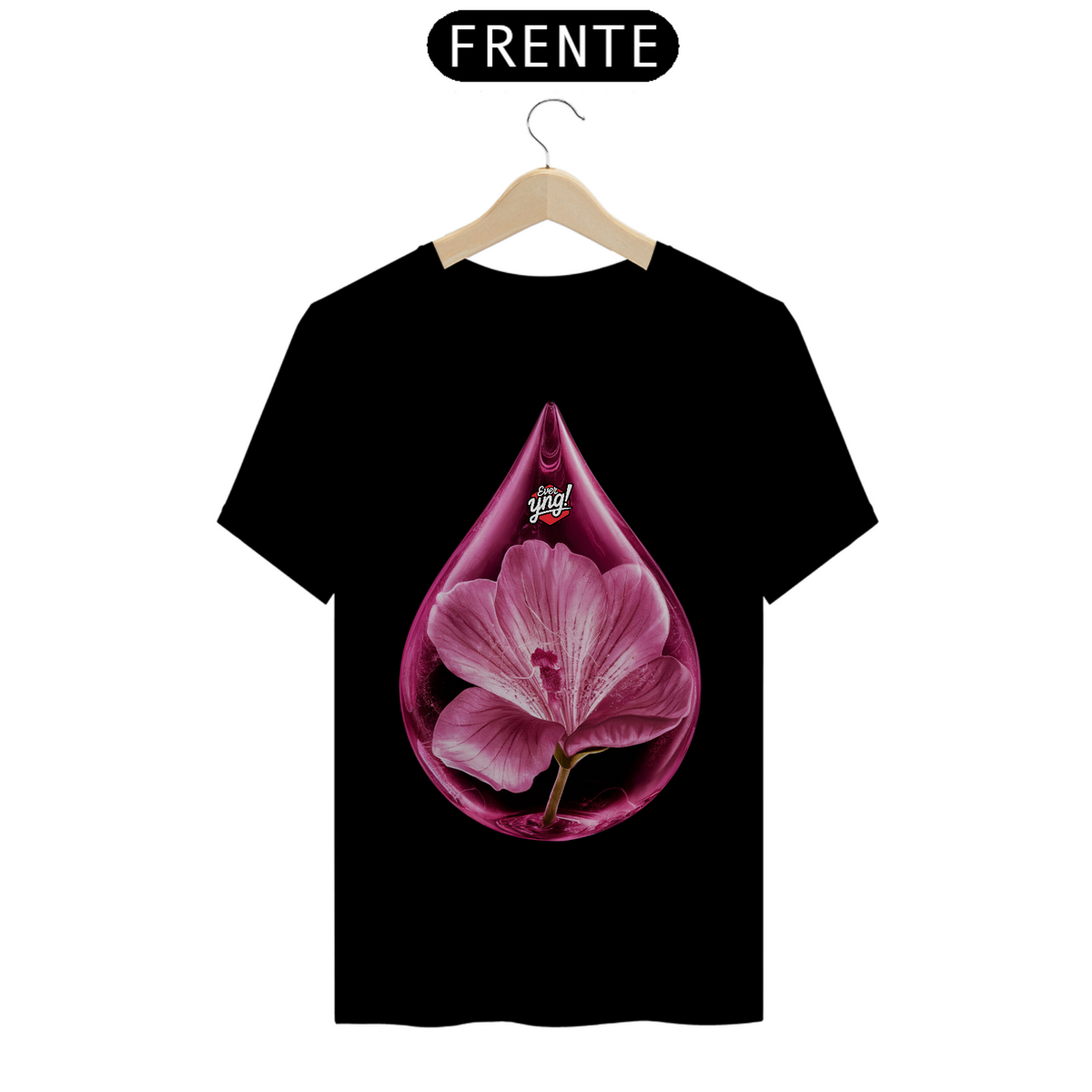 Nome do produto: Flor Suspensa - Camiseta Unissex