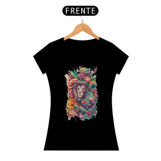 Animais do Abstrato - Camiseta Feminina