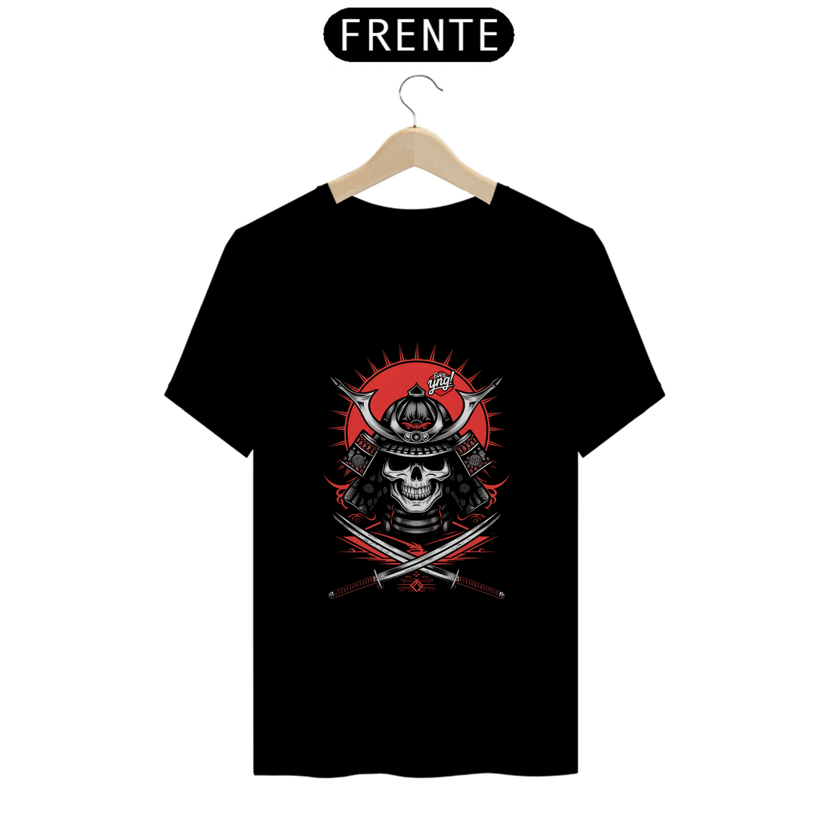 Nome do produto: Caveira Samurai - Camiseta