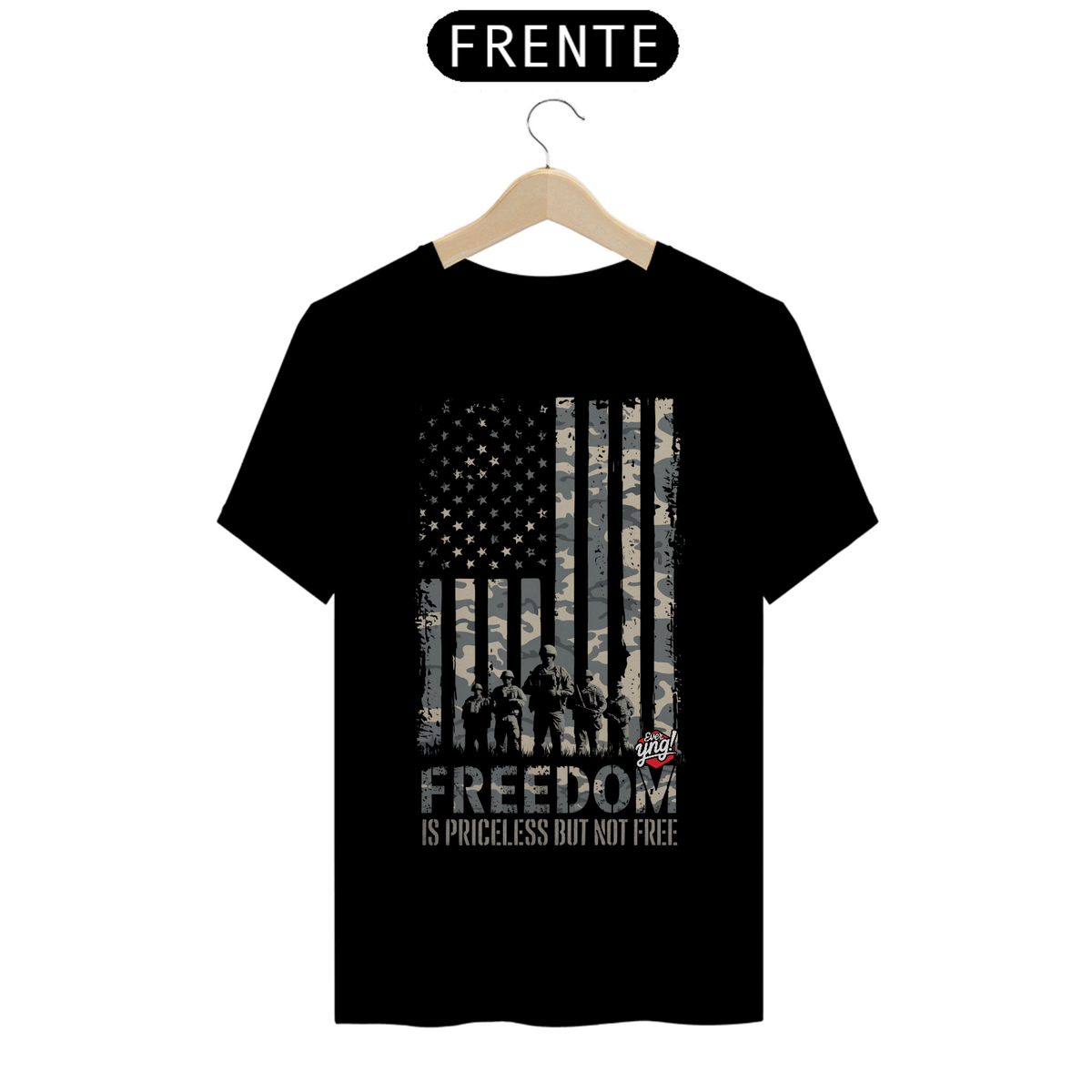 Nome do produto: Liberdade Não Tem Preço - Camiseta