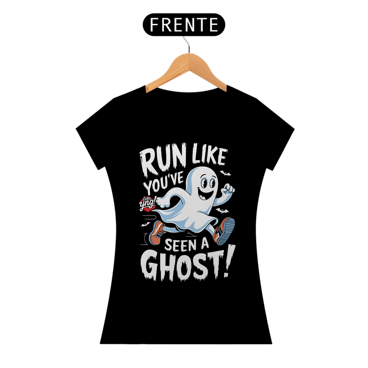 Nome do produto: Fantasma Alegre em Ação! Camiseta Feminina