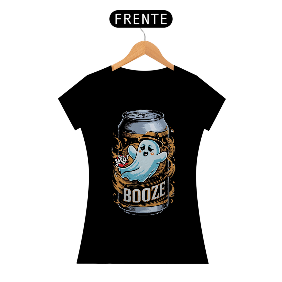 Nome do produto: Bebida Fantasmagórica! Camiseta Feminina