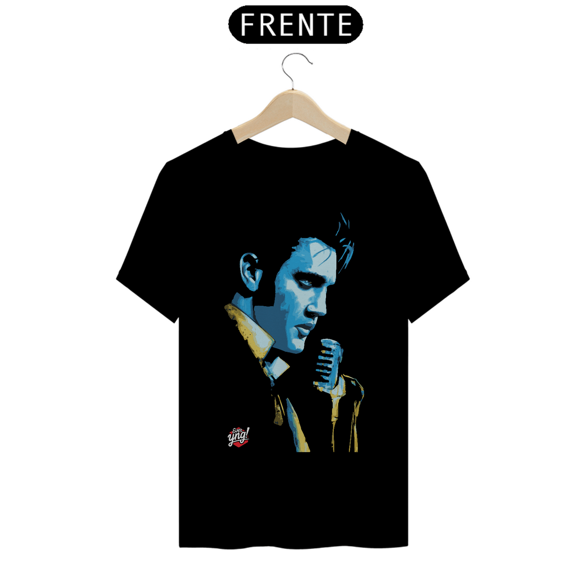 Nome do produto: Pensamento Elvis - Camiseta