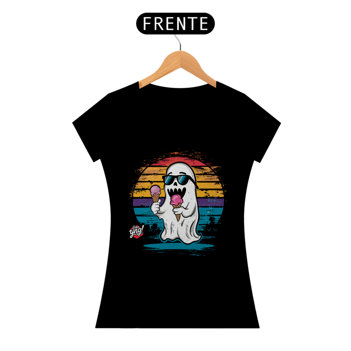 Nome do produto: Fantasma Gelado - Camiseta Feminina