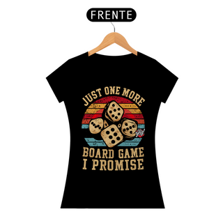 Nome do produtoSó Mais Um Jogo - Camiseta Feminina