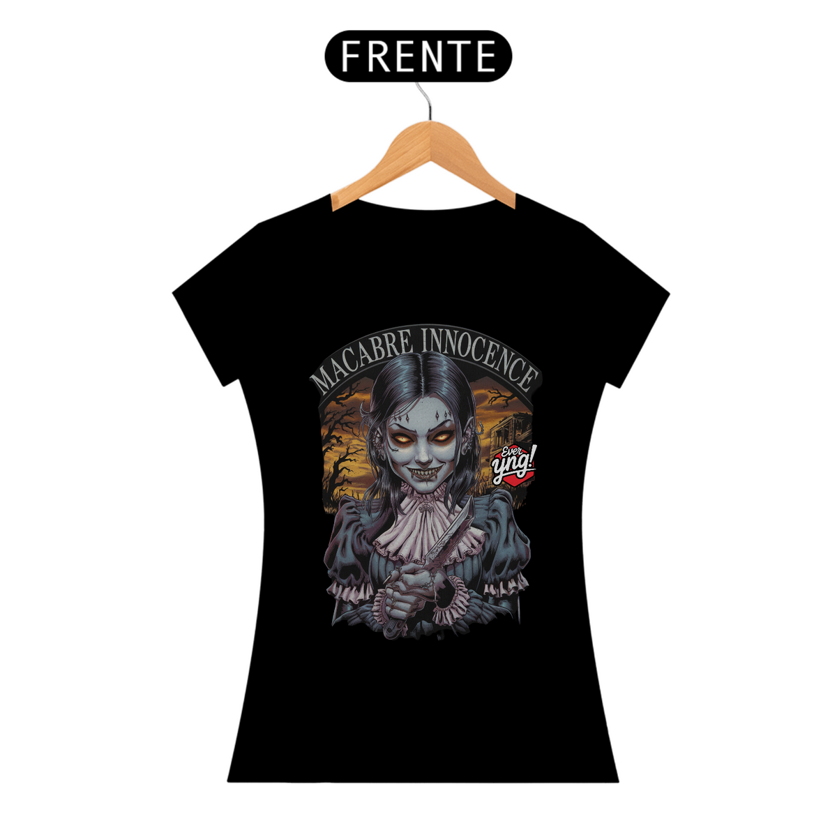 Nome do produto: Macabre Innocence - A Beleza Sombria - Camiseta Feminina