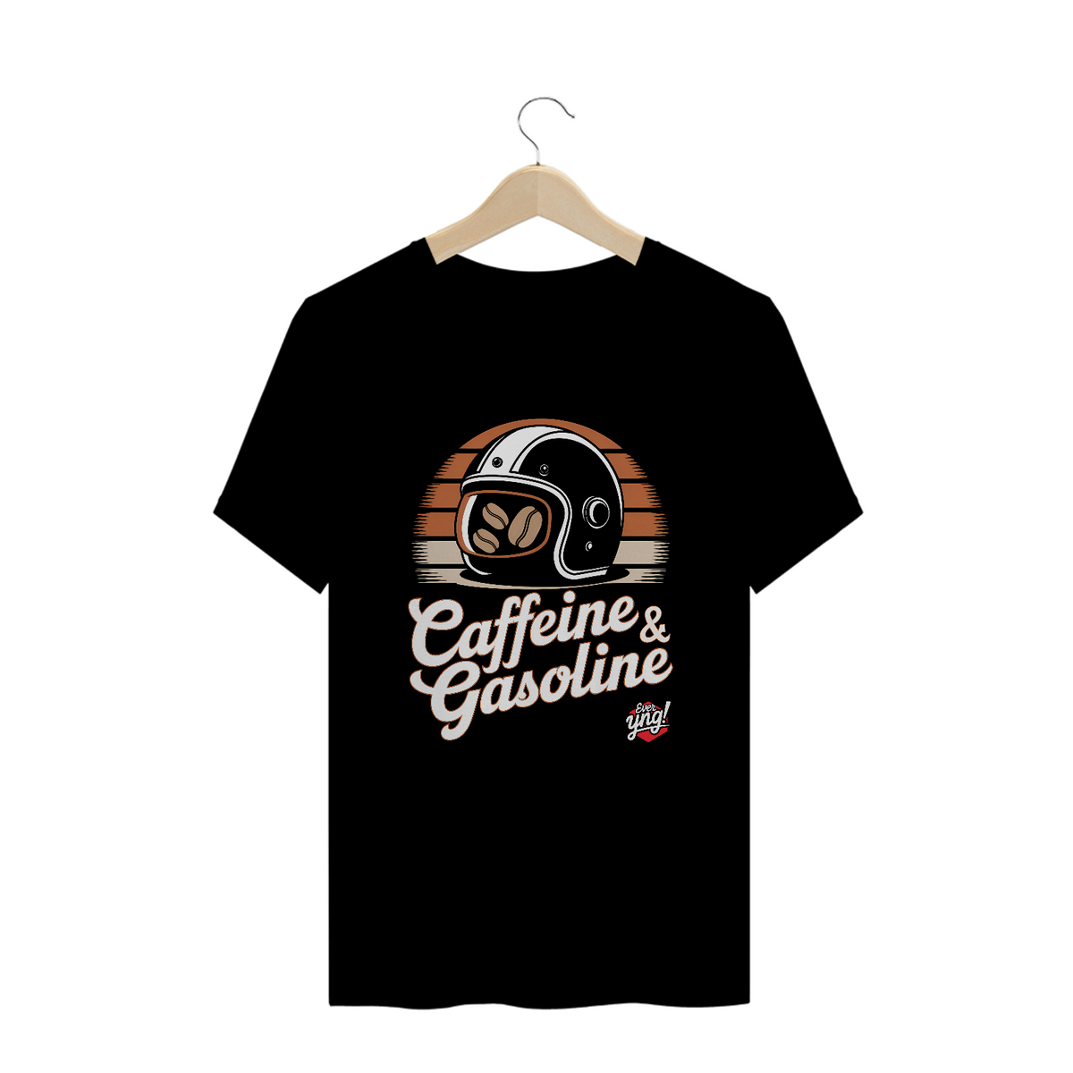 Nome do produto: Cafeína e Gasolina - Camiseta Plus Size