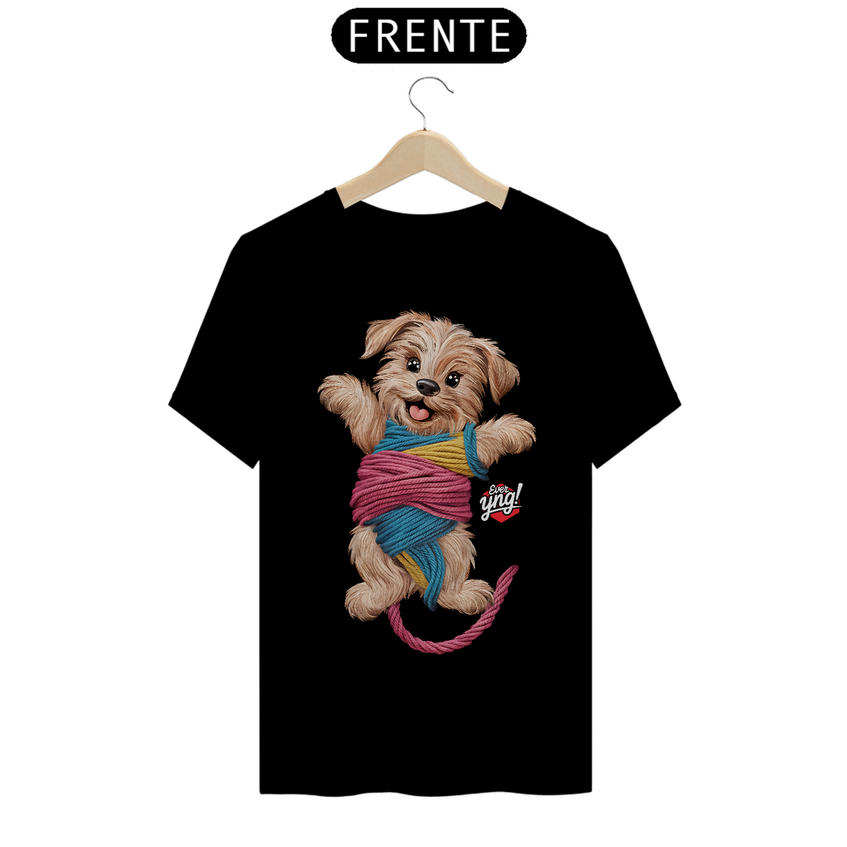 Nome do produto: Cachorrinho brincalhão - Camiseta Unissex