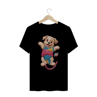 Cachorrinho brincalhão - Camiseta Plus Size