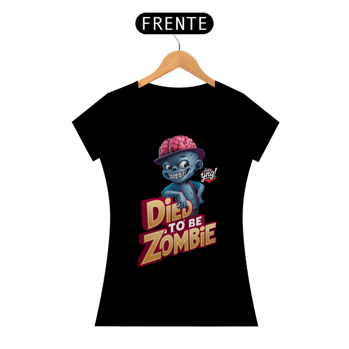 Nome do produto: Zumbi descolado - Camiseta Feminina